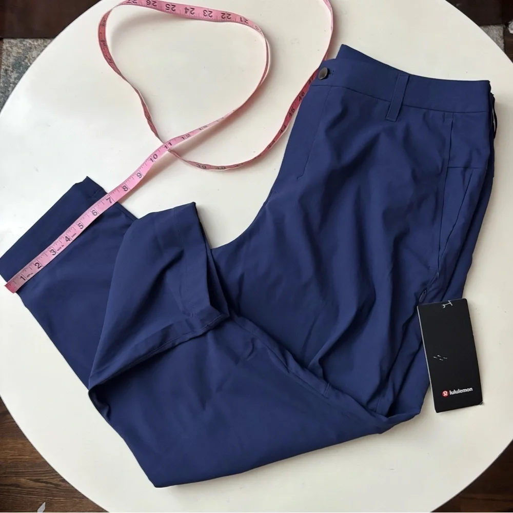 Lululemon Men’s Commission Golf Pant 34x27 Blue New Classic Tapered